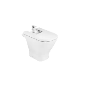 Bidé de pie con tapa amortiguada 580mm Blanco Square The Gap Roca